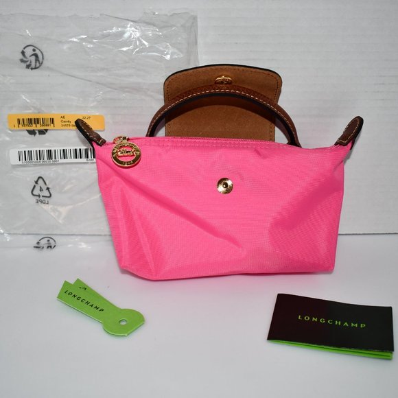 Longchamp Bags Longchamp Mini Le Pliage Cosmetic Bag With Handle In